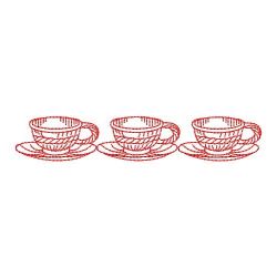 Redwork Tea Time 11(Lg) machine embroidery designs