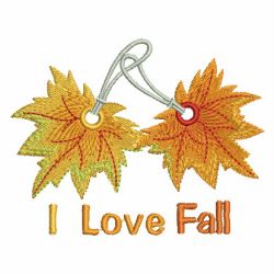 I Love Fall 08 machine embroidery designs
