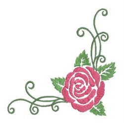 Colorful Rose Silhouettes 1 06 machine embroidery designs