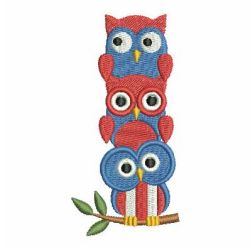 Owls 05 machine embroidery designs