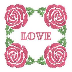 Colorful Rose Silhouettes 2 06 machine embroidery designs
