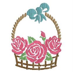 Colorful Rose Silhouettes 2 09 machine embroidery designs