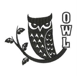 Owl Silhouettes 1 03(Sm) machine embroidery designs