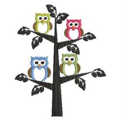 Owl Silhouettes 1 06(Md) machine embroidery designs