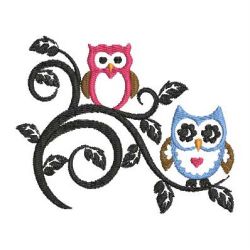 Owl Silhouettes 1 07(Sm) machine embroidery designs