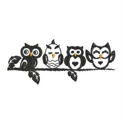 Owl Silhouettes 1 08(Sm)