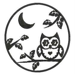 Owl Silhouettes 1 10(Md) machine embroidery designs
