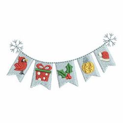 Holiday Flags 05 machine embroidery designs