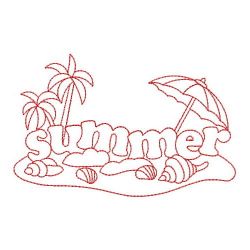 Redwork Four Seasons 06(Sm) machine embroidery designs