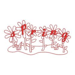 Redwork Four Seasons 11(Lg) machine embroidery designs