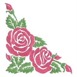 Colorful Rose Silhouettes 3 machine embroidery designs