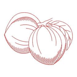 Redwork Fruits 1(Md) machine embroidery designs
