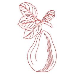 Redwork Fruits 1 04(Sm) machine embroidery designs