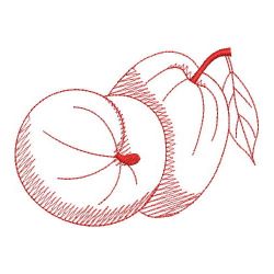 Redwork Fruits 1 06(Md) machine embroidery designs