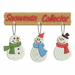 Winter Snowman 01 machine embroidery designs