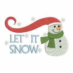 Winter Snowman 05 machine embroidery designs