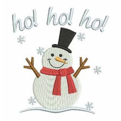 Winter Snowman 08 machine embroidery designs