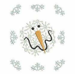 Winter Snowman 09 machine embroidery designs