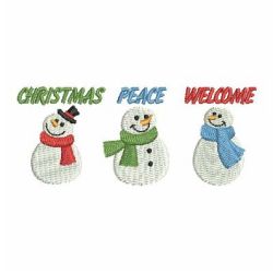 Winter Snowman 10 machine embroidery designs