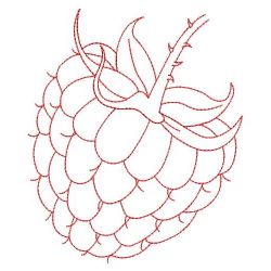 Redwork Fruits 2(Lg) machine embroidery designs