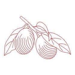 Redwork Fruits 2 03(Sm)