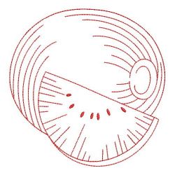 Redwork Fruits 2 08(Sm)