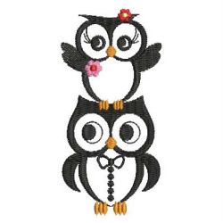Owl Silhouettes 2 04(Md) machine embroidery designs