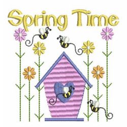 Spring Time 04 machine embroidery designs