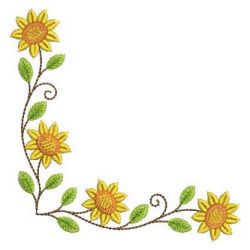 Heirloom Sunflowers 01 machine embroidery designs