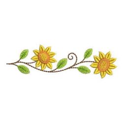 Heirloom Sunflowers 02 machine embroidery designs