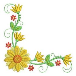 Heirloom Sunflowers 08 machine embroidery designs