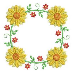 Heirloom Sunflowers 16 machine embroidery designs