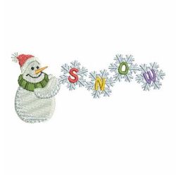 Snowmen machine embroidery designs