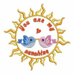 You Are My Sunshine machine embroidery designs