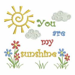 You Are My Sunshine 04 machine embroidery designs