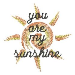 You Are My Sunshine 05 machine embroidery designs