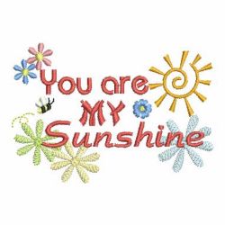 You Are My Sunshine 08 machine embroidery designs
