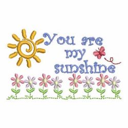 You Are My Sunshine 09 machine embroidery designs