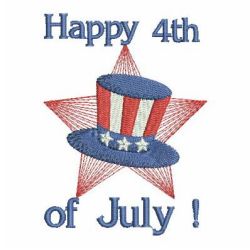 Happy 4th of July machine embroidery designs