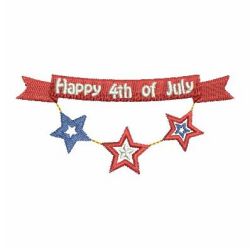 Happy 4th of July 03 machine embroidery designs