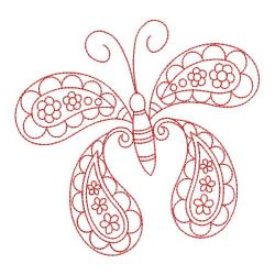 Redwork Paisley Animals(Sm) machine embroidery designs