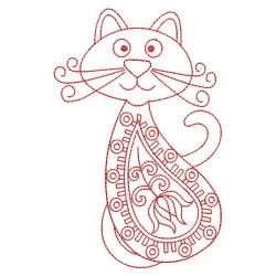 Redwork Paisley Animals 09(Lg)