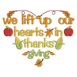 Give Thanks 10 machine embroidery designs