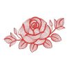 Redwork Amazing Rose(Md)
