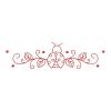 Redwork Ladybug Borders 07(Sm)