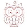 Redwork Baby Owls 05(Sm)