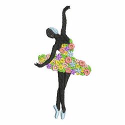 Flower Dress Girl 04 machine embroidery designs