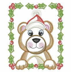 Vintage Christmas Animals 03(Lg) machine embroidery designs