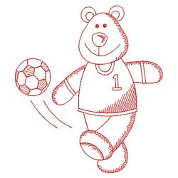 Redwork Sport Bear 10(Lg)