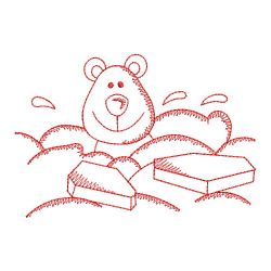 Redwork Sport Bear 12(Lg)